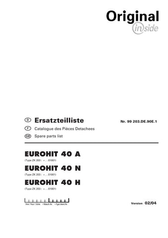 Discover the POTTINGER AGRICULTURAL EUROHIT 40, A, N, H PARTS CATALOG MANUAL, a comprehensive PDF file designed for farmers and agricultural professionals.