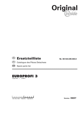 Discover the comprehensive Pöttinger Agricultural Europrofi 3 Parts Catalog Manual, designed specifically for professionals in the agricultural sector. This DPF file serves as an essential resource, providing detailed information on the Europrofi series, ensuring you have all the necessary specifications and guidelines at your fingertips.