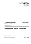 Discover the ultimate resource for your Pöttinger Agricultural Europrofi 5010 Combiline with our comprehensive Parts Catalog Manual in PDF format. This essential guide provides detailed diagrams and specifications, ensuring you have all the information you need to maintain and repair your equipment efficiently.