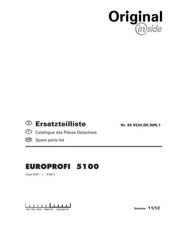 Discover the ultimate resource for your Pöttinger Agricultural Europrofi 5100 with our comprehensive Parts Catalog Manual in PDF format. This essential guide provides detailed diagrams and specifications, ensuring you have all the information you need to maintain and repair your equipment efficiently.