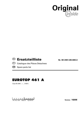 Discover the Pöttinger Agricultural Eurotop 461 Parts Catalog Manual, a comprehensive PDF resource designed for farmers and agricultural professionals. This manual provides detailed information on parts and components, ensuring you have everything you need to maintain and repair your Eurotop 461 equipment efficiently.