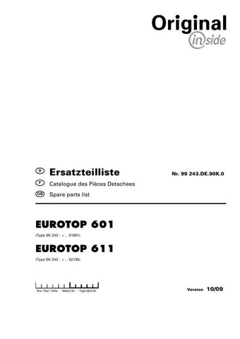 Discover the ultimate resource for your Pöttinger Agricultural Eurotop 601 and 611 with our comprehensive Parts Catalog Manual in PDF format. This essential guide provides detailed diagrams and part numbers, ensuring you can easily identify and order the components you need for optimal performance.