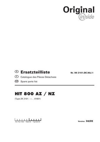 Discover the ultimate resource for your Pöttinger Agricultural HIT 800 with our comprehensive AZ and NZ Parts Catalog Manual in PDF format. This meticulously organized manual provides detailed diagrams and part numbers, ensuring you can easily identify and order the components you need for optimal performance.