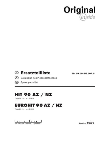 Unlock the full potential of your Pöttinger Agricultural HIT Eurohit 90 AZ with our comprehensive Parts Catalog Manual. This PDF file is an essential resource for farmers and equipment operators, providing detailed diagrams and part numbers to ensure you have everything you need for maintenance and repairs.