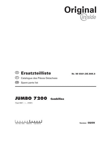 Discover the ultimate resource for your Pöttinger Agricultural Jumbo 7200 Combiline with our comprehensive Parts Catalog Manual in PDF format. This essential guide provides detailed diagrams and specifications, ensuring you have all the information needed to maintain and repair your equipment efficiently.