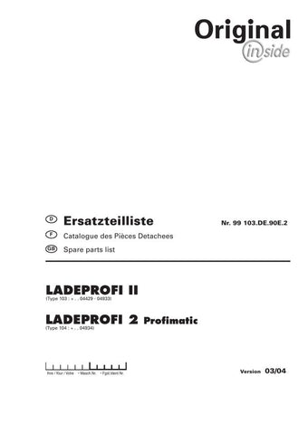 Discover the POTTINGER AGRICULTURAL LADEPROFI II 2 PROFIMATIC PARTS CATALOG MANUAL, a comprehensive PDF file designed for efficient maintenance and repair of your agricultural machinery. This manual provides detailed diagrams and part numbers, ensuring you have all the information needed to keep your equipment running smoothly.