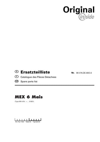Discover the POTTINGER AGRICULTURAL MEX 6 MAIS PARTS CATALOG MANUAL, a comprehensive PDF file designed for farmers and agricultural professionals. This essential manual provides detailed information on parts and components for the POTTINGER MEX 6 maize equipment, ensuring you have the right resources at your fingertips for maintenance and repairs.