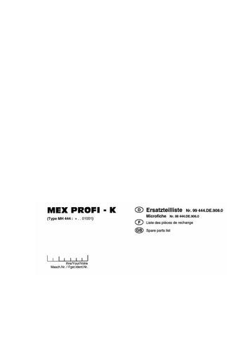 Discover the Pöttinger Agricultural Mex Profi K Parts Catalog Manual, a comprehensive PDF resource designed for professionals in the agricultural sector.