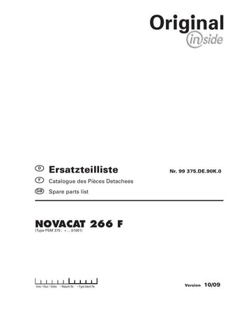 Discover the essential Pöttinger Agricultural Novacat 266 F Parts Catalog Manual, now available in a convenient PDF format. This comprehensive manual is designed to provide you with detailed information on all parts and components of the Novacat 266 F, ensuring you have everything you need for efficient maintenance and repairs.
