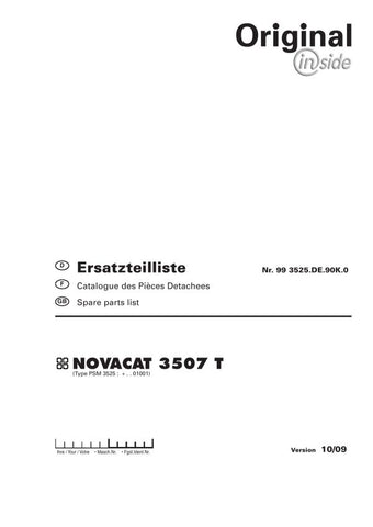 Discover the essential Pöttinger Agricultural Novacat 3507 T Parts Catalog Manual, now available in a convenient PDF format. This comprehensive guide is designed to provide you with detailed information on all parts and components of the Novacat 3507 T, ensuring you have everything you need for maintenance and repairs at your fingertips.