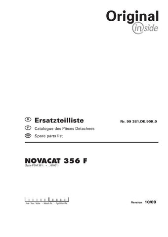Discover the essential POTTINGER AGRICULTURAL NOVACAT 356 F PARTS CATALOG MANUAL, now available in a convenient PDF format. This comprehensive manual is designed to provide you with detailed information on all parts and components of the NOVACAT 356 F, ensuring you have everything you need for maintenance and repairs at your fingertips.