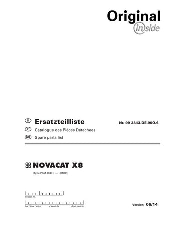 Discover the essential Pöttinger Agricultural Novacat X8 Parts Catalog Manual, now available in a convenient PDF format. This comprehensive guide is designed to provide you with detailed information on all parts and components of the Novacat X8, ensuring you have everything you need for efficient maintenance and repairs.