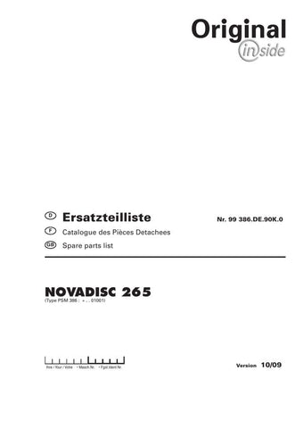 With the Novadisc 265 Parts Catalog, you gain access to a wealth of information that simplifies repairs and maintenance. Each section is meticulously organized, allowing you to quickly locate specific parts and understand their functions, saving you time and effort in the field.