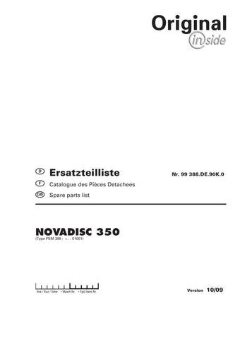 Discover the comprehensive POTTINGER AGRICULTURAL NOVADISC 350 PARTS CATALOG MANUAL in PDF format, designed for farmers and agricultural professionals seeking to optimize their equipment maintenance. This detailed manual provides an extensive overview of all parts associated with the NOVADISC 350, ensuring you have the right information at your fingertips.