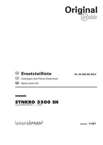 Discover the ultimate resource for your Pöttinger Agricultural Synkro 5500 SH with our comprehensive Parts Catalog Manual, available in a convenient PDF format. This manual is meticulously designed to provide you with detailed diagrams and part numbers, ensuring you can easily identify and order the components you need for optimal performance.