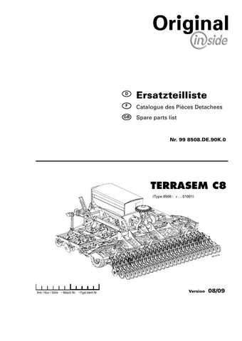 Discover the comprehensive POTTINGER AGRICULTURAL TERRASEM C8 PARTS CATALOG MANUAL, now available in a convenient PDF format. This essential resource is designed for farmers and agricultural professionals who need detailed information on the parts and components of the Terrasem C8 model, ensuring optimal performance and maintenance of your equipment.
