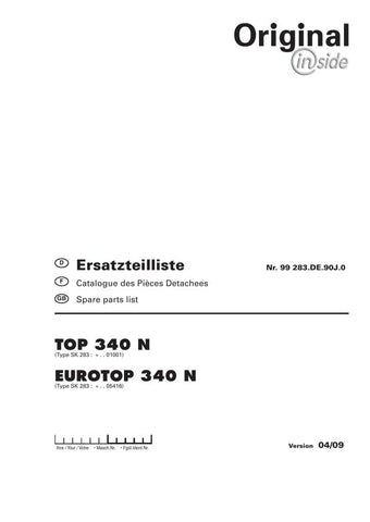 Discover the ultimate resource for your Pöttinger Agricultural Top Eurotop 340 N with our comprehensive Parts Catalog Manual in PDF format. This essential guide provides detailed diagrams and specifications, ensuring you have all the information needed for efficient maintenance and repairs.
