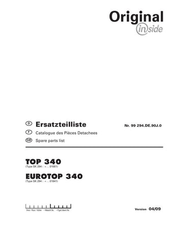Discover the ultimate resource for your Pöttinger Agricultural Top Eurotop 340 with our comprehensive Parts Catalog Manual in PDF format. This essential guide provides detailed diagrams and part numbers, ensuring you have everything you need for efficient maintenance and repairs.