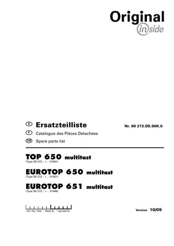 Discover the POTTINGER AGRICULTURAL TOP EUROTOP 650, 651 MULTITAST PARTS CATALOG MANUAL, a comprehensive PDF file designed for efficient maintenance and repair of your agricultural equipment. This manual provides detailed diagrams and part numbers, ensuring you have all the information needed to keep your machinery running smoothly.