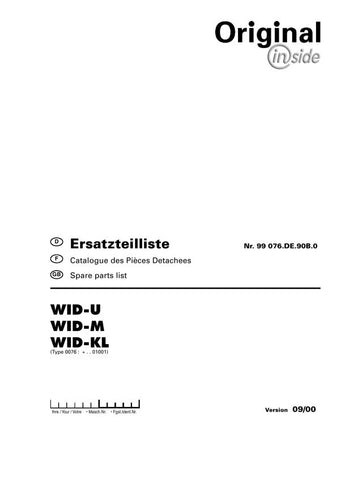 Discover the ultimate resource for your Pöttinger agricultural equipment with the Pöttinger Agricultural WID-U, WID-M, WID-KL Parts Catalog Manual in PDF format. This comprehensive manual is designed to provide you with detailed information on parts and components, ensuring you have everything you need for efficient maintenance and repairs.