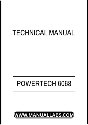 POWERTECH 6068 4-VALVE DIESEL ENGINE — LEVEL 25 ECU TECHNICAL MANUAL - PDF FILE