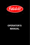 Peterbilt 362 Truck Operator's & Electrical Schematic Diagrams Manual - PDF File Download