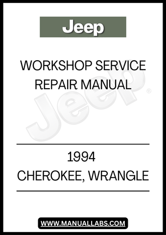 REV UP YOUR DIY SKILLS WITH THE 1994 JEEP CHEROKEE AND JEEP WRANGLER WORKSHOP SERVICE REPAIR MANUAL. THIS COMPREHENSIVE GUIDE IS DESIGNED FOR BOTH SEASONED MECHANICS AND ENTHUSIASTIC BEGINNERS, PROVIDING STEP-BY-STEP INSTRUCTIONS TO TACKLE REPAIRS AND MAINTENANCE WITH CONFIDENCE.&nbsp;