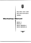ROLLS ROYCE SILVER CLOUD MK I II 1955-1962 Workshop Manual 