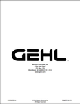 Gehl RS6-42, RS8-42, RS8-44, RS10-44, RS10-55, RS12-42 Handler Manual