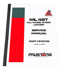 This Mustang All Wheel Steer Loader Service Repair Manual (918139) is your complete guide to service and repair for your machine. With detailed instructions, diagrams, and step-by-step instructions, you'll be able to troubleshoot and fix any issue with ease. This manual is delivered in a convenient book form.