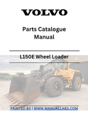 Volvo L150E Wheel Loader Parts Catalogue Manual - PDF File Download