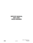 Isuzu Engine 4HK1-6HK1 Service Manual 9-44060 - PDF File Download