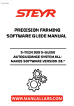 Introducing the S-TECH 300 S-GUIDE Autoguidance System, the ultimate precision farming solution designed to enhance your agricultural efficiency. This all-makes software version 28.* is compatible with a wide range of equipment, ensuring seamless integration into your existing setup. With advanced features tailored for precision farming, you can expect improved accuracy and reduced operational costs.