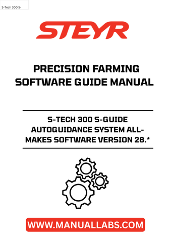 Introducing the S-TECH 300 S-GUIDE Autoguidance System, the ultimate precision farming solution designed to enhance your agricultural efficiency. This all-makes software version 28.* is compatible with a wide range of equipment, ensuring seamless integration into your existing setup. With advanced features tailored for precision farming, you can expect improved accuracy and reduced operational costs.