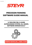 Introducing the S-TECH PRO 700, a cutting-edge autoguidance system designed for precision farming across all makes. With software version 28.10, this system enhances your agricultural efficiency by providing accurate guidance, reducing overlap, and optimizing field operations. Experience seamless integration with your existing equipment, ensuring you get the most out of your investment.