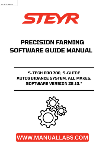 Experience unparalleled precision in your farming operations with the S-TECH PRO 700, equipped with the advanced S-GUIDE Autoguidance System. This cutting-edge technology is designed to enhance your productivity by providing accurate guidance for all makes of agricultural equipment. With software version 28.10, you can trust that you are utilizing the latest advancements in precision farming.