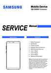 Unlock the full potential of your Samsung Galaxy A9 Star (SM-G8850) with our comprehensive PDF Service Manual. This essential guide provides detailed instructions, troubleshooting tips, and technical specifications to help you maintain and repair your device with confidence. Whether you're a tech enthusiast or a professional technician, this manual is your go-to resource for ensuring optimal performance and longevity of your smartphone. Download now and take the first step towards mastering your device!