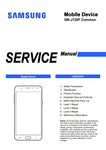 Unlock the full potential of your Samsung Galaxy J7 Prime 2 with our comprehensive service manual (SM-J720F) in PDF format. This essential guide provides detailed instructions, troubleshooting tips, and repair procedures, ensuring you can maintain and optimize your device with ease. Perfect for technicians and DIY enthusiasts alike, this manual empowers you to tackle any issue confidently, saving you time and money on repairs. Download your copy today and take control of your smartphone's performance!