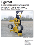 TIGERCAT TH570 HARVESTING HEAD USER MANUAL