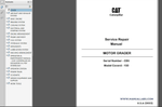 SERVICE REPAIR MANUAL - (CAT) CATERPILLAR 150 MOTOR GRADER S/N EB5 