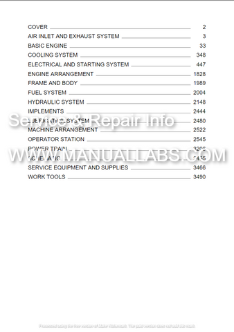 SERVICE REPAIR MANUAL - (CAT) CATERPILLAR 262 SKID STEER LOADER S/N CED - PDF FILE