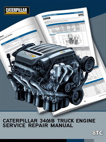 SERVICE REPAIR MANUAL - CATERPILLAR 3406B TRUCK ENGINE SN: 8TC