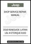 DISCOVER THE ULTIMATE RESOURCE FOR MAINTAINING YOUR 2016 JEEP RENEGADE WITH THE COMPREHENSIVE SHOP SERVICE REPAIR MANUAL. THIS ESSENTIAL GUIDE IS SPECIFICALLY DESIGNED FOR THE LATAM MODEL FEATURING THE 1.8L I4 ETORQUE E100 ENGINE, ENSURING YOU HAVE THE MOST RELEVANT INFORMATION AT YOUR FINGERTIPS.