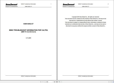 Unlock the full potential of your SISUDIESEL tractor with the EEM3 Troubleshooting Information Manual. This comprehensive PDF file is designed to provide you with essential insights and step-by-step guidance for diagnosing and resolving common issues, ensuring your equipment runs smoothly and efficiently.