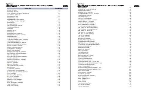 Discover the SPRA-COUPE Sprayer Chassis 7460, 7660 Parts Catalog Manual (520029D1) in a convenient PDF format. This comprehensive manual is an essential resource for anyone looking to maintain or repair their sprayer chassis, ensuring optimal performance and longevity.