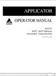 Discover the SPRA COUPE EU 4455 and 4655 Sprayer Automatic Transmission Operator Manual (512150D1D) in a convenient PDF format. This comprehensive guide is essential for operators looking to maximize the efficiency and performance of their sprayer equipment.