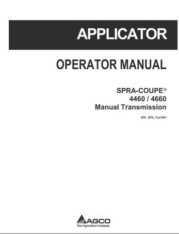 Discover the SPRA COUPE EU 4460, 4660 Manual Transmission Operator Manual (519177D1D) in a convenient PDF format. This comprehensive guide is essential for anyone operating these models, providing clear instructions and detailed information to ensure optimal performance and maintenance.