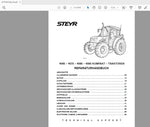 Unlock the full potential of your STEYR Kompakt tractor with the comprehensive service manual for models 4065, 4075, 4085, and 4095. This PDF file, catalog number 87744422B, is an essential resource for both seasoned mechanics and DIY enthusiasts, providing detailed insights into maintenance, troubleshooting, and repair procedures.