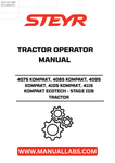 Enhance your operational efficiency with the STEYR 4075, 4085, 4095, 4105, and 4115 KOMPAKT ECOTECH Tractor Operator Manual. This comprehensive guide is specifically designed for Stage IIIB tractors, ensuring you have all the essential information at your fingertips to maximize performance and productivity.