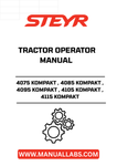 Enhance your operational efficiency with the STEYR 4075, 4085, 4095, 4105, and 4115 KOMPAKT Tractor Operator Manual (Part No. 47537014). This comprehensive guide is designed to provide you with essential information and insights to maximize the performance of your tractor.